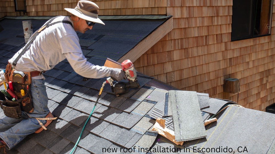 roof installation in Escondido