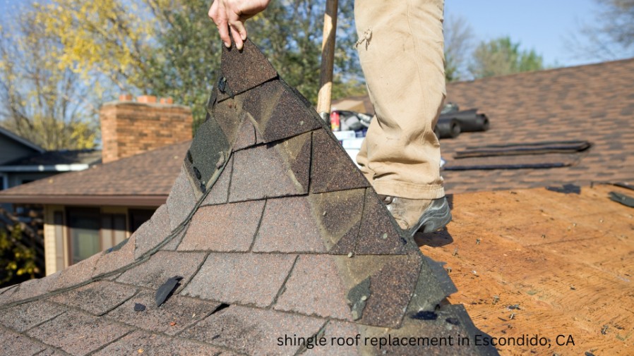 shingle roof replacement company Escondido