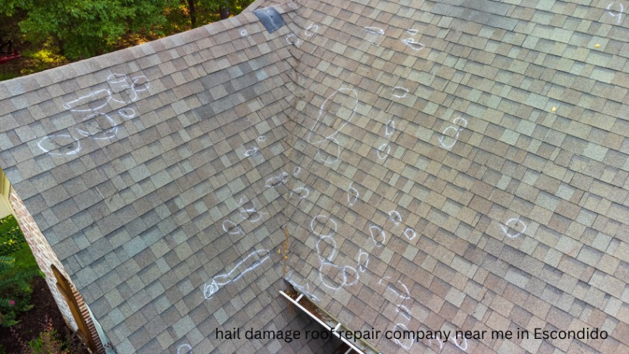 hail damage roof repair Escondido